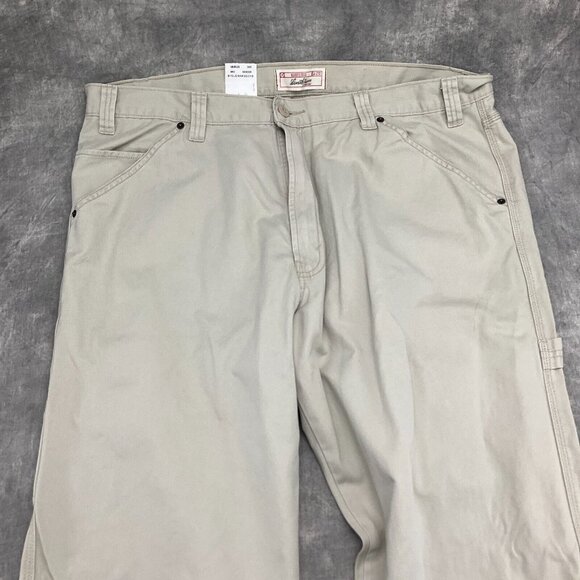 Levis Jeans Men 40W x 32L Khaki Loose Carpenter Straight Leg Cotton NWT - Picture 2 of 16